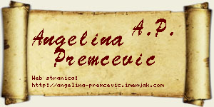 Angelina Premčević vizit kartica
